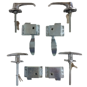 Double T Slams & Front Door Handles (locks outside only) Kit