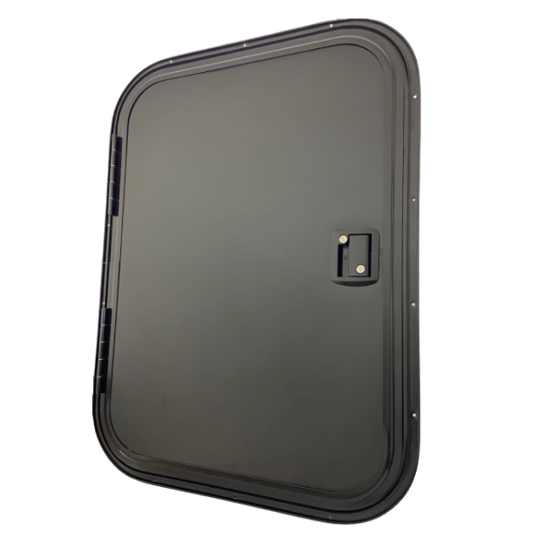 26" Wide x 36" Tall Driver Side Teardrop RV Door Windowless