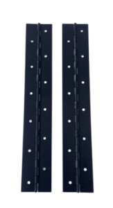 Aluminum Black Anodized Piano Hinge (Pair)