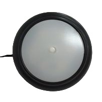 Surface Mount LED Ceiling Light with Switch | Black Bezel | 3 inch