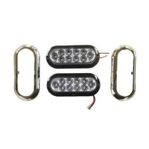 LED Tail Light | Stop and Turn Signal | Clear Lens/Red Light