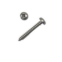 6 x 1" Square Drive Stainless Steel Screws