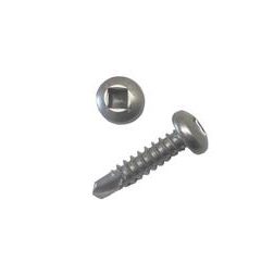 8 x 3/4" Square Drive Self-Tapping Stainless Steel Screws