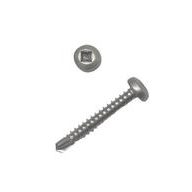 6 x 1" Square Drive Self-Tapping Stainless Steel Screws