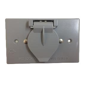 120 Volt 15 amp All Weather Male Receptacle