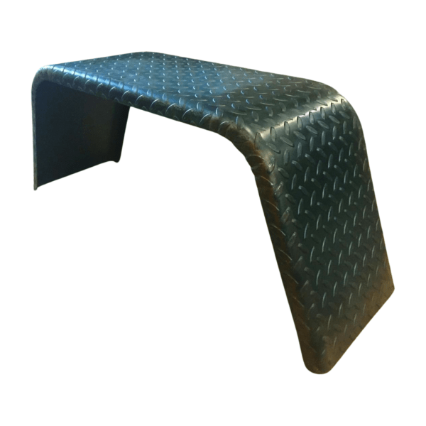 Heavy Duty 14 Gauge Steel Flat Top Diamond Tread Plate Trailer Fender